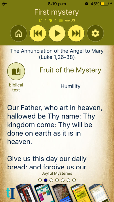 Holy Rosary with audio