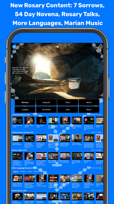 Rosary Experience: 2500 Videos