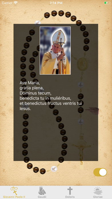 Interactive Rosary in Latin - CatholicApps.com