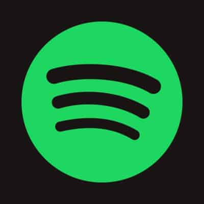 christmas themed spotify logo