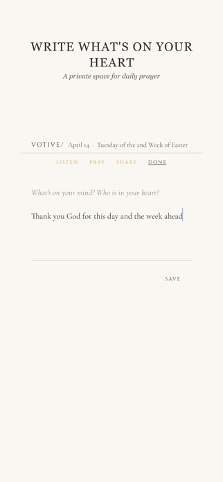 Votive screenshot 3 Votive screenshot 3